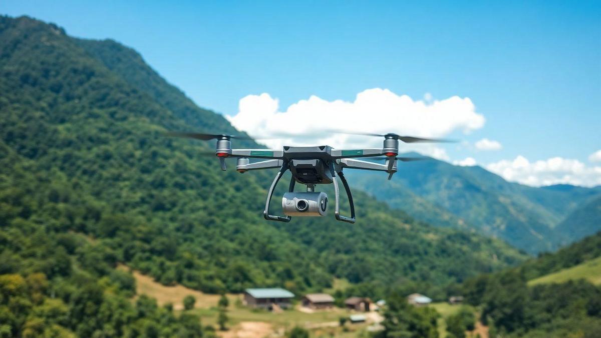 Drones na logística de emergência