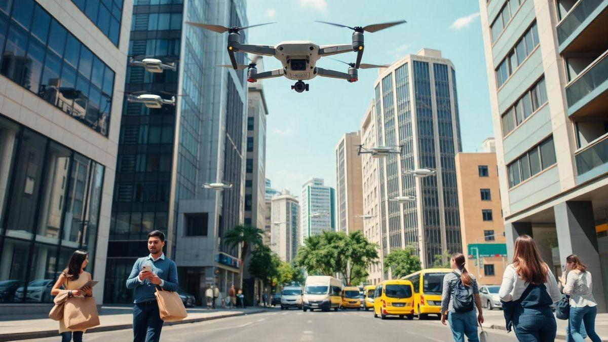 Inovação em entregas com drones