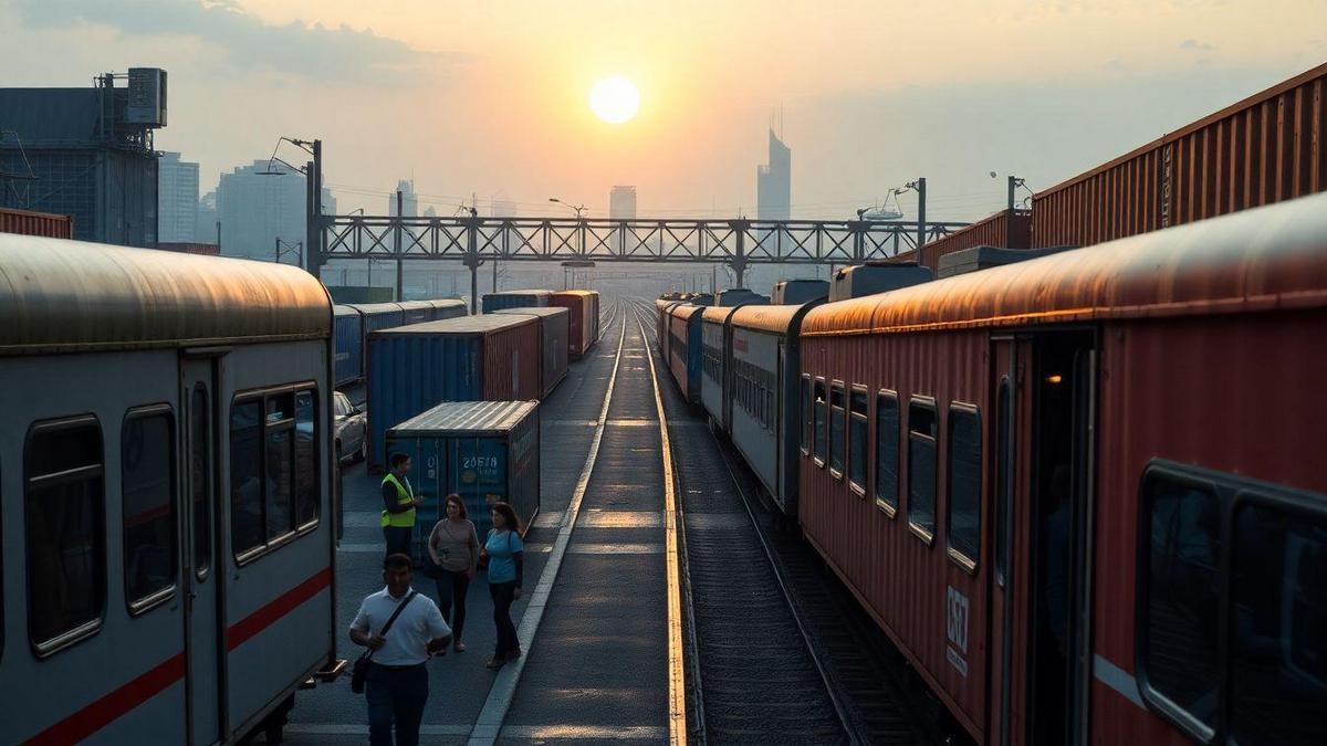 A colaboração no transporte intermodal