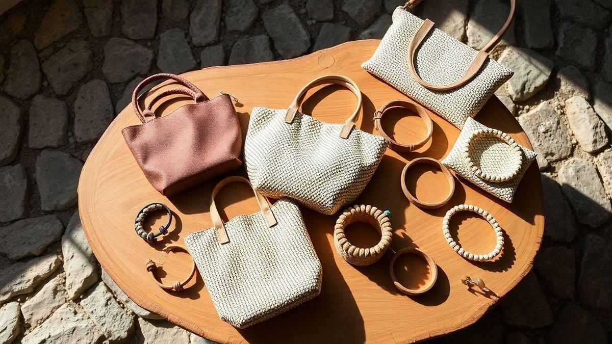 Materiais usados em acessórios de moda ecológicos