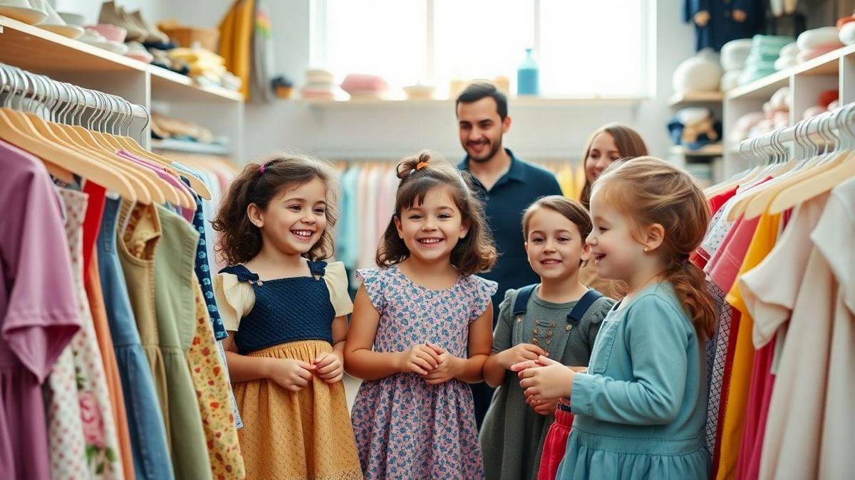 Compras Conscientes de Moda para Crianças