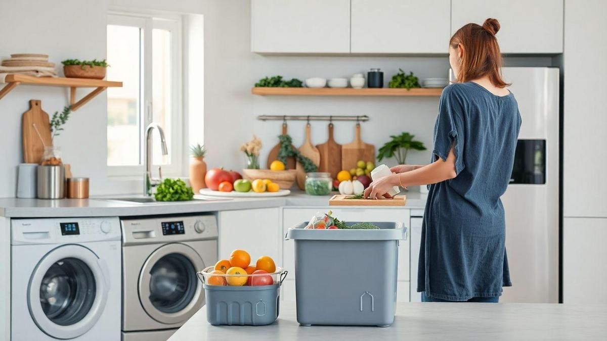 Soluções para redução de desperdicio alimentar com eletrodomésticos ecológicos