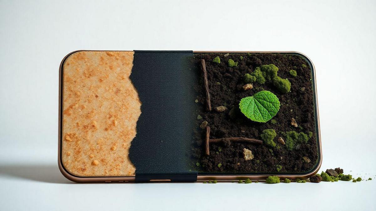 Capas biodegradáveis para celular: proteção que vira composto
