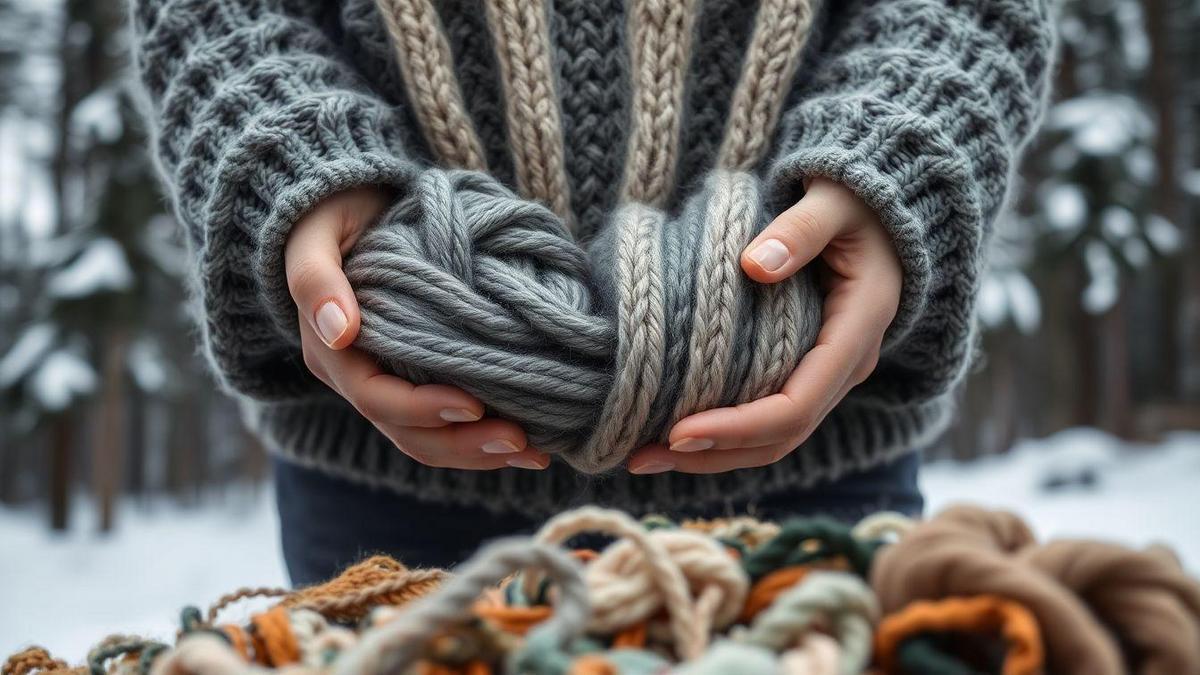 Fibras recicladas para clima frio e redução de resíduos