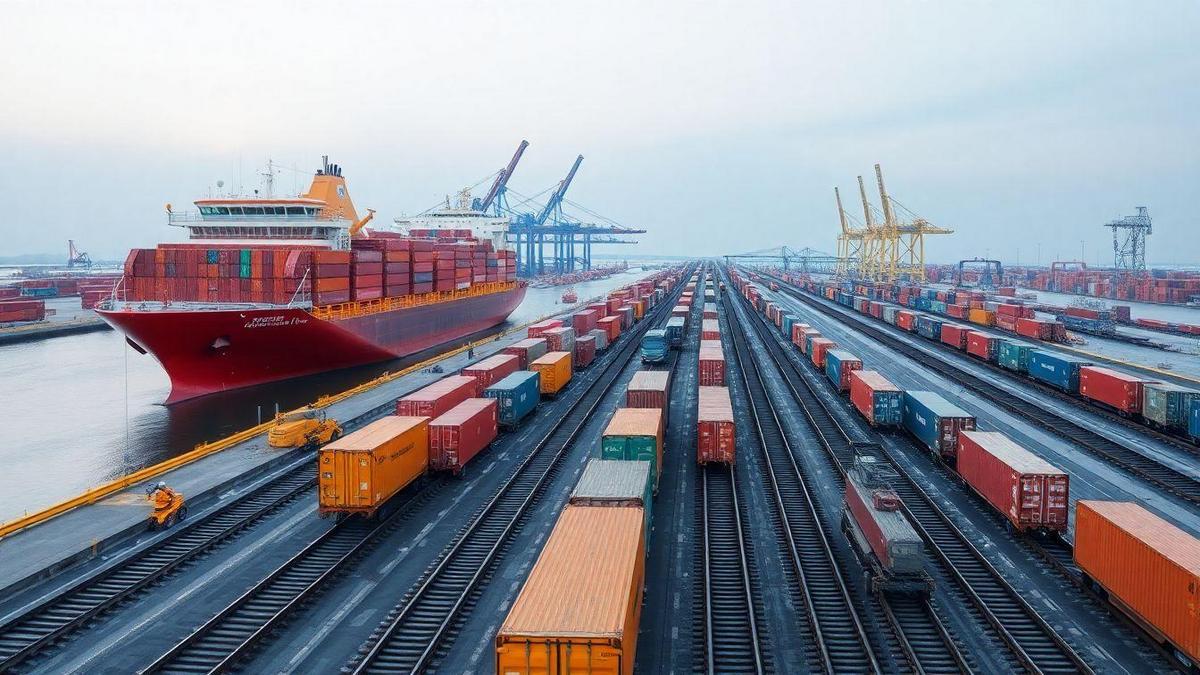 Integração de modais para melhorar a eficiência logística intermodal