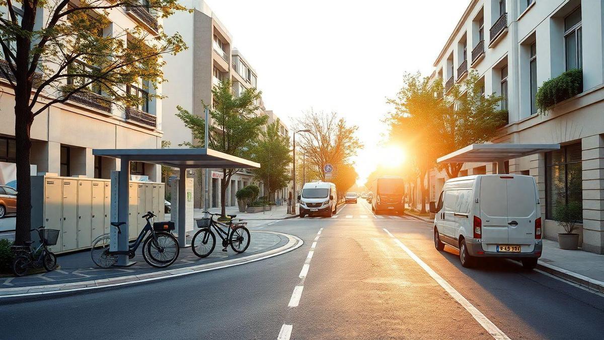 Tecnologia e infraestrutura de suporte para transporte last mile sustentável