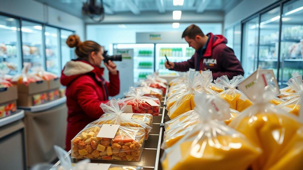 Adaptando a cadeia de frio e embalagens compostáveis para produtos perecíveis