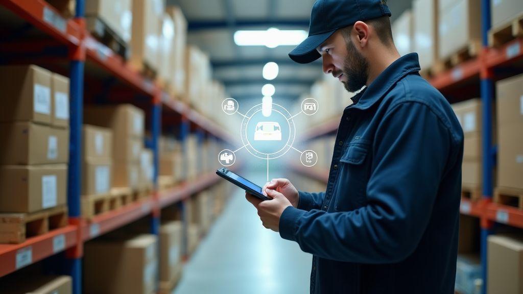 Integração com sistemas de logística para gestão da cadeia logística com IoT