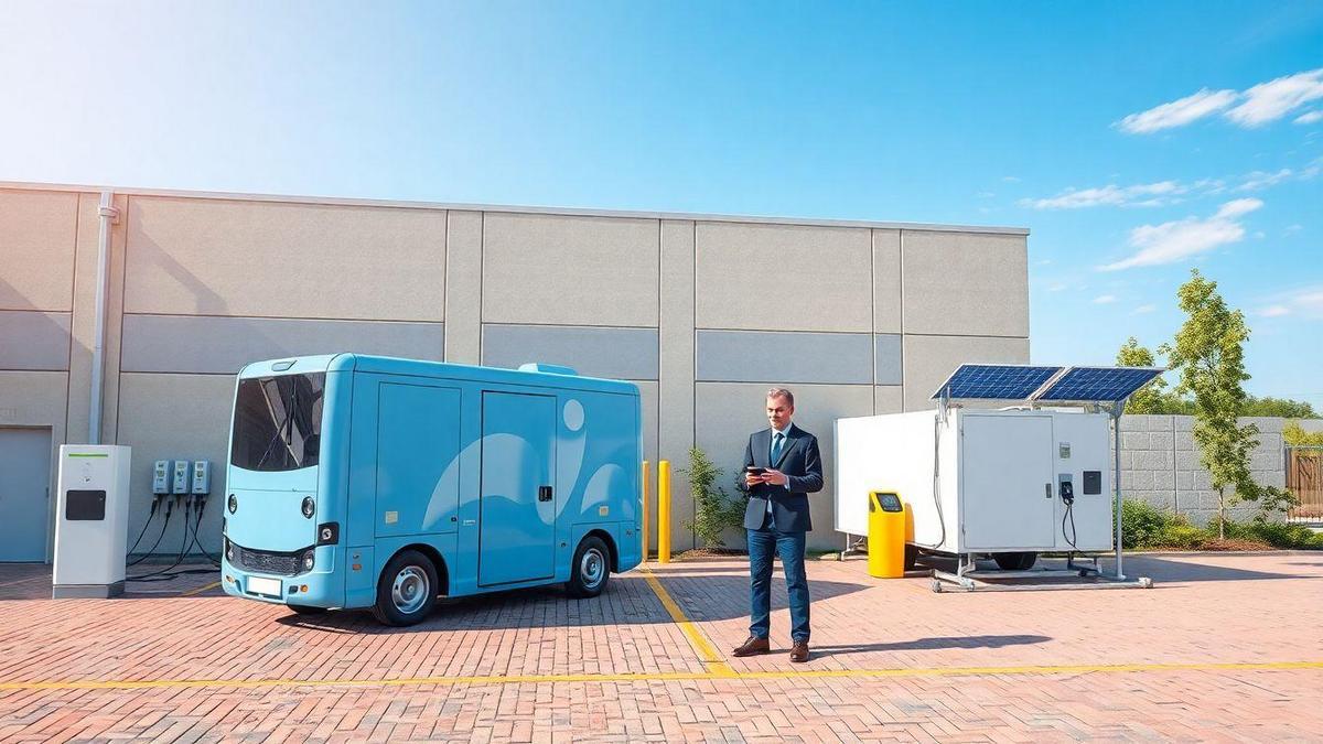 Logística sustentável com frotas elétricas e benefícios para sua operação