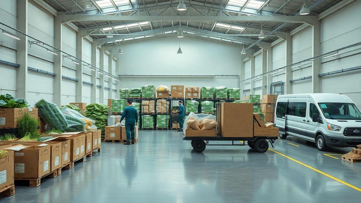 Passos práticos para a gestão de resíduos alimentares com embalagens compostáveis na logística
