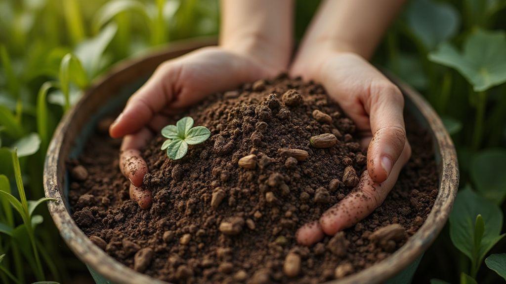Como você transforma resíduos em adubo útil e sem cheiro e usa o composto em plantas